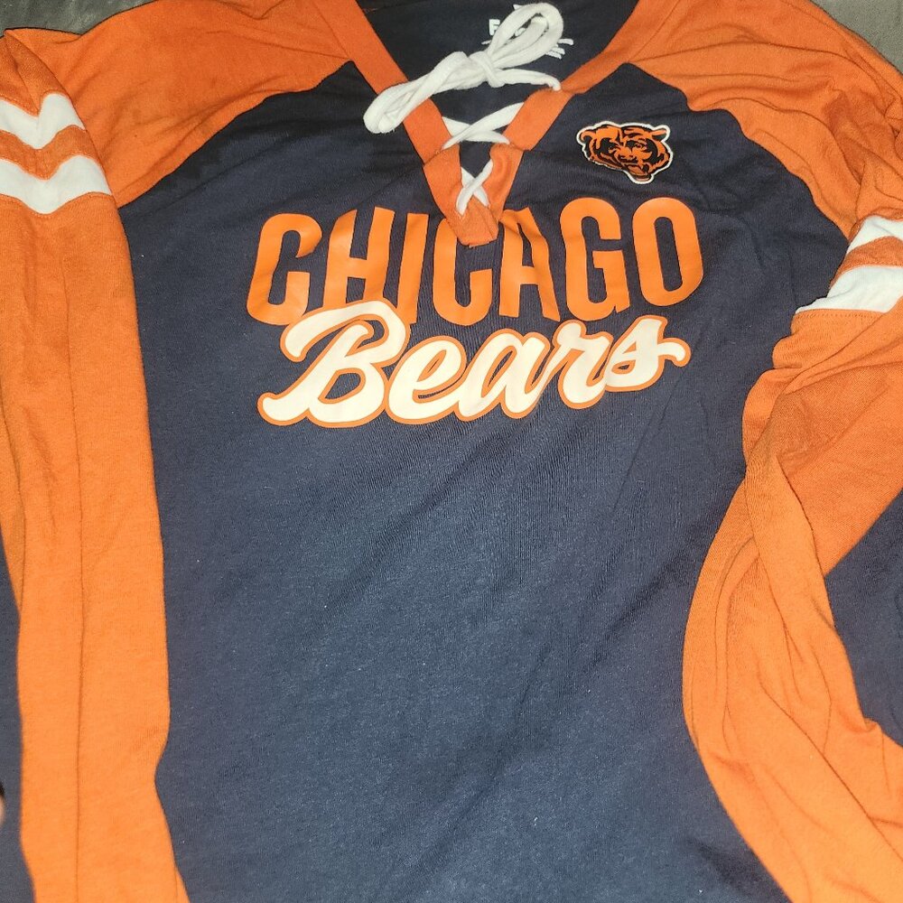 Chicago Bears long sleeve women top size XL
